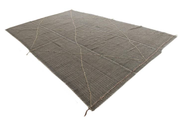 Detail image of 9' 6 x 14' 7 Hand Knotted Moroccan Wool Rug