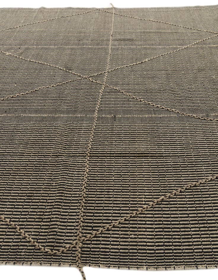 Detail image of 9' 6 x 14' 7 Hand Knotted Moroccan Wool Rug