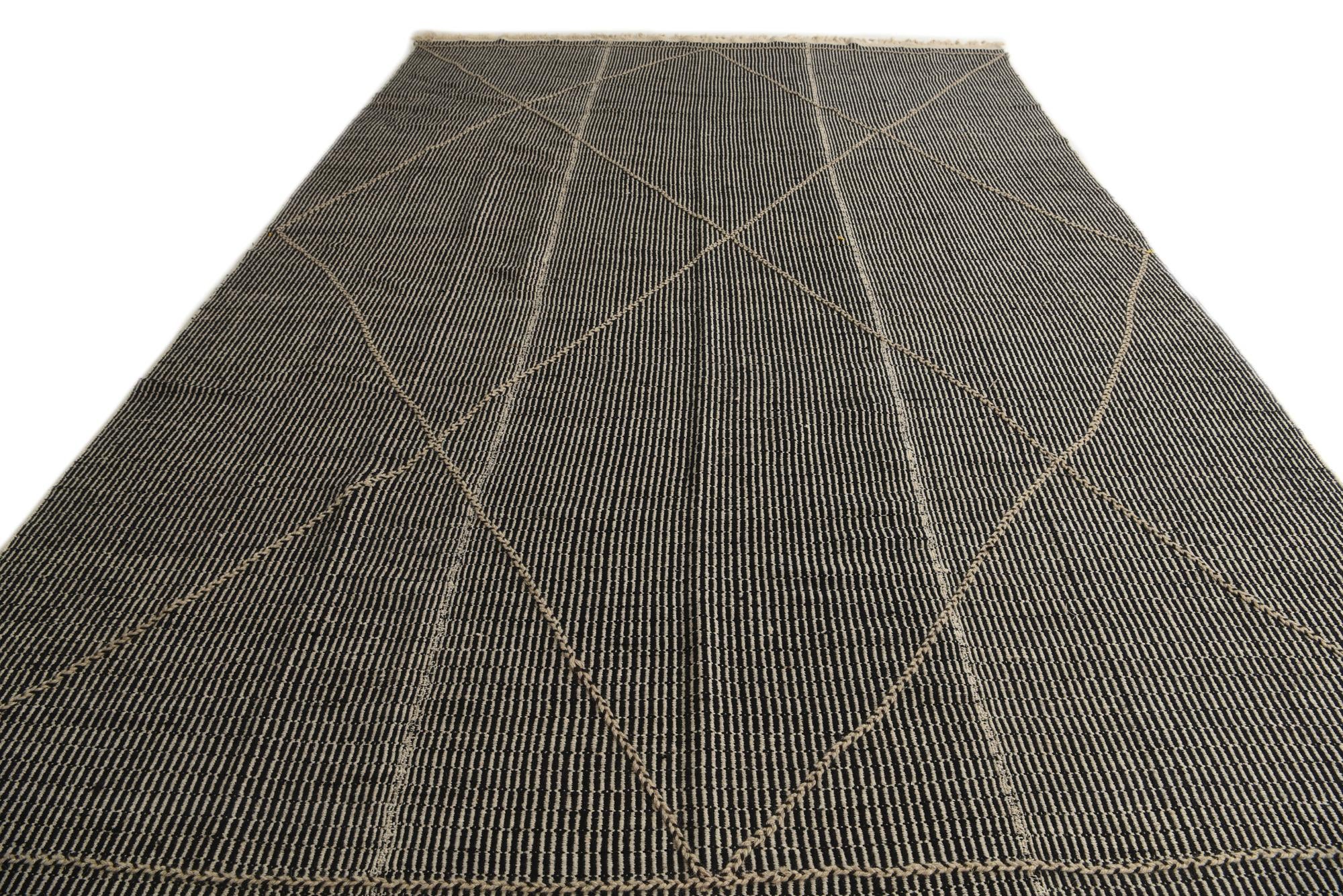 9' 5 x 14' 5 Hand Knotted Moroccan Wool Rug
