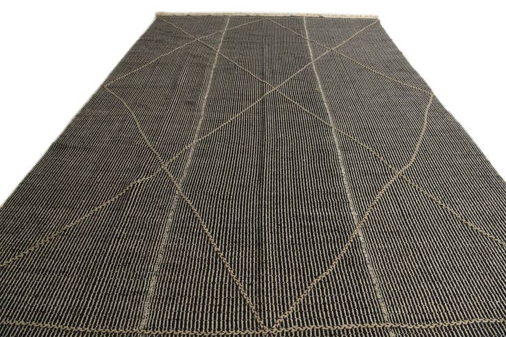 Detail image of 9' 5 x 14' 5 Hand Knotted Moroccan Wool Rug