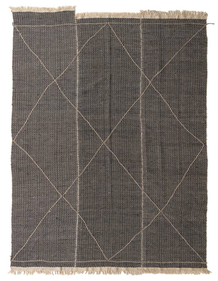 Detail image of 9' 5 x 14' 5 Hand Knotted Moroccan Wool Rug