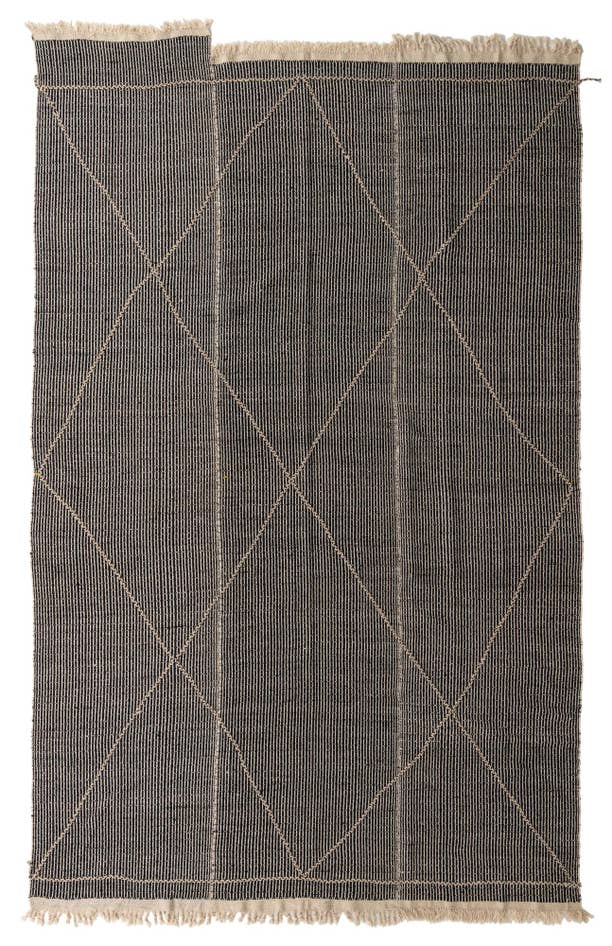 Detail image of 9' 5 x 14' 5 Hand Knotted Moroccan Wool Rug