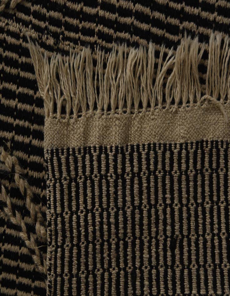 Detail image of 5' 10 x 9' 8  Hand Knotted Moroccan Wool Rug