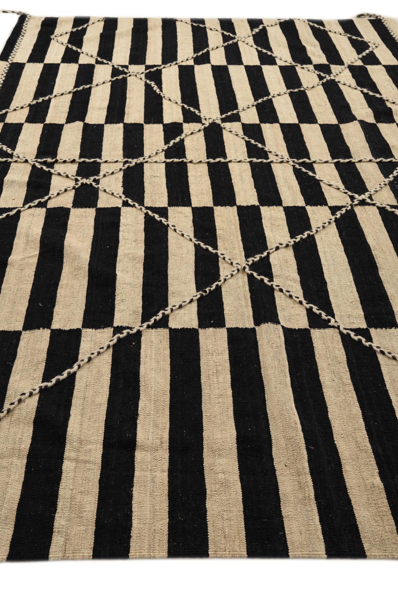 5' 10 x 10' 1 Hand Knotted Moroccan Wool Rug