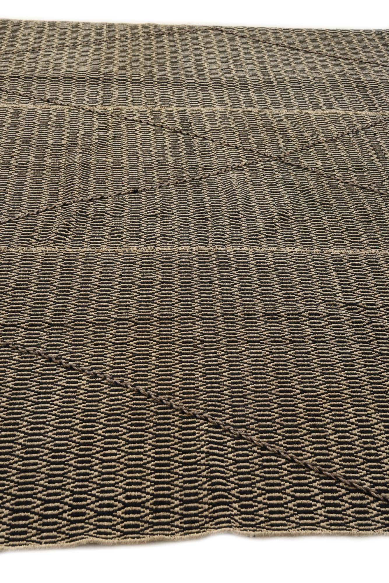 9' 7 x 14' 3 Hand Knotted Moroccan Wool Rug