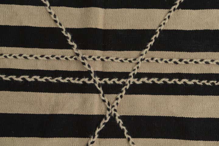 6' 8 x 9' 8 Hand Knotted Moroccan Wool Rug