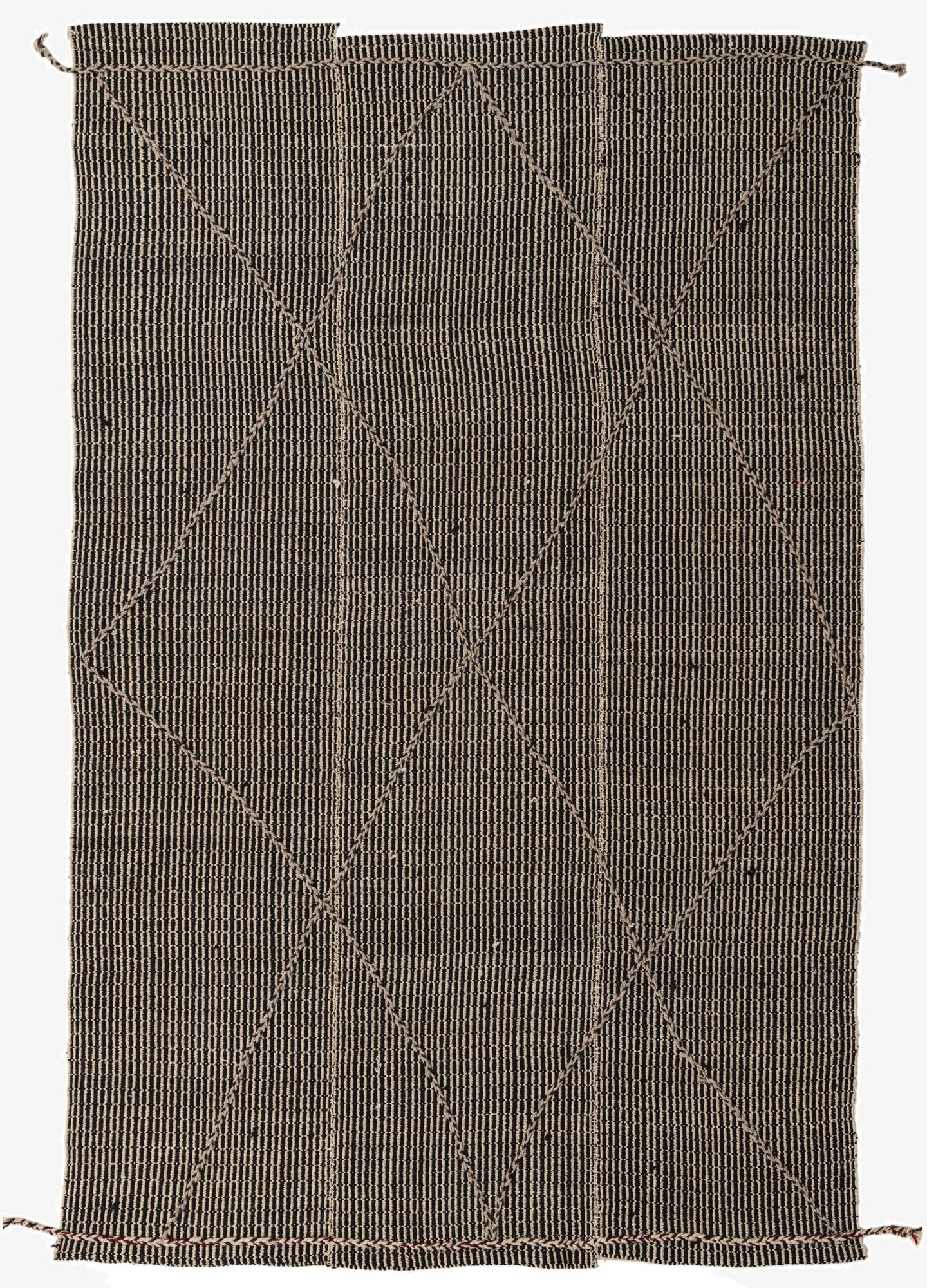 5' 10 x 9' 4  Hand Knotted Moroccan Wool Rug
