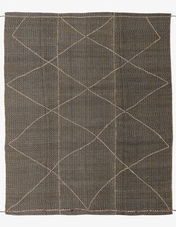 9' 1 x 10' Hand Knotted Moroccan Wool Rug