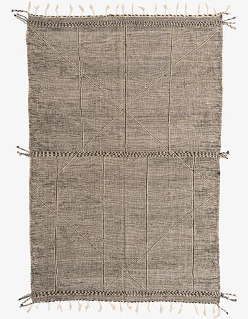 7' 7 x 11' 4 Hand Knotted Moroccan Wool Rug