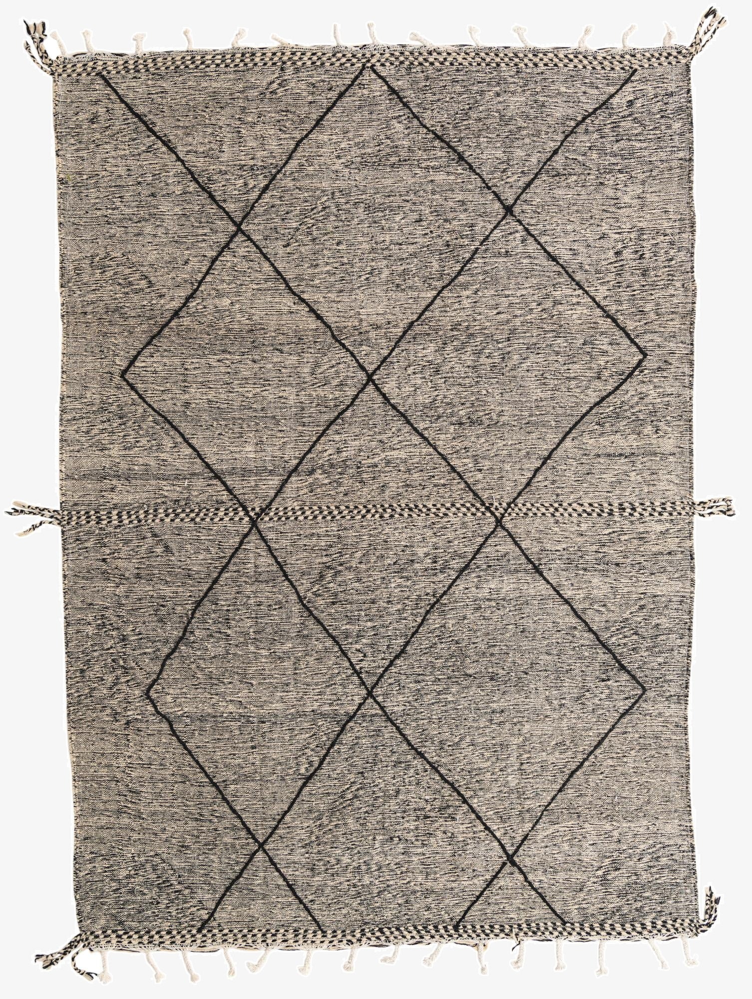 8' 3 x 11' 6  Hand Knotted Moroccan Wool Rug