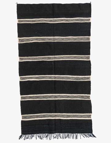 4' 7 x 8' 2 Hand Knotted Moroccan Wool Rug