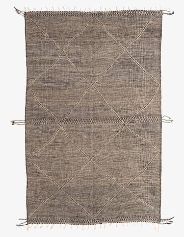 6' 8 x 10' 3 Hand Knotted Moroccan Wool Rug