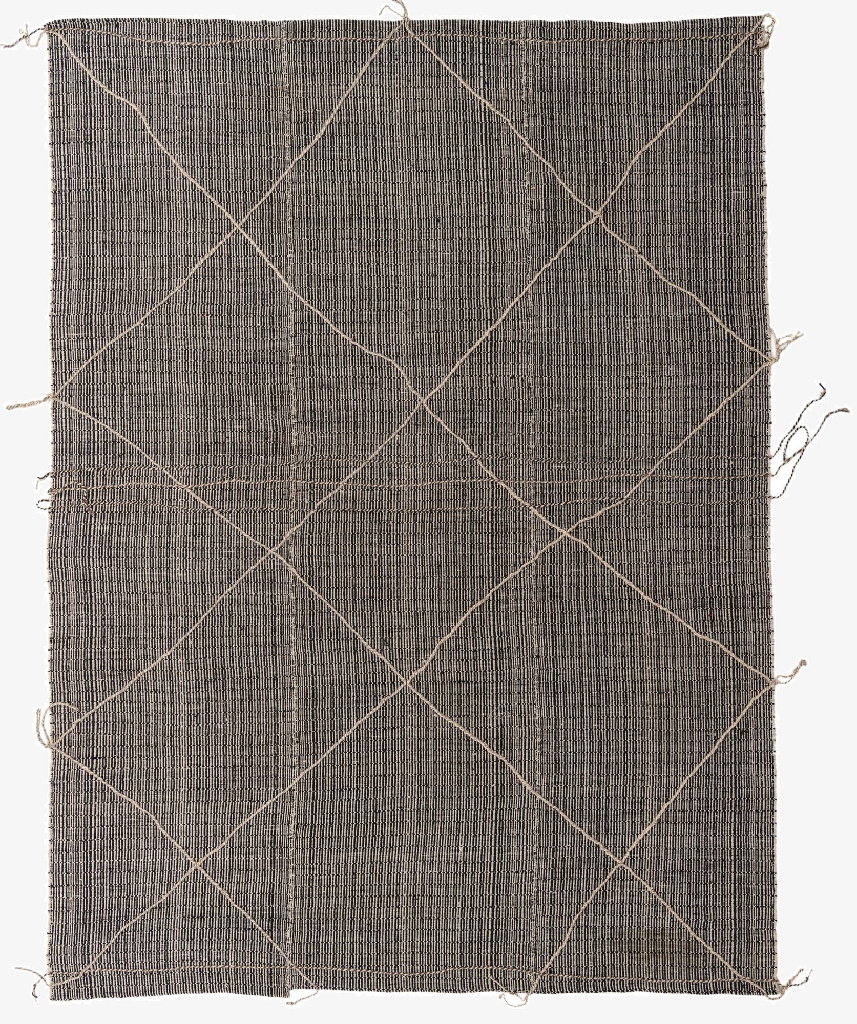 8' 8 x 11' 9  Hand Knotted Moroccan Wool Rug