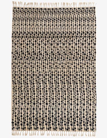 5' 7 x 8' 1 Hand Knotted Moroccan Wool Rug