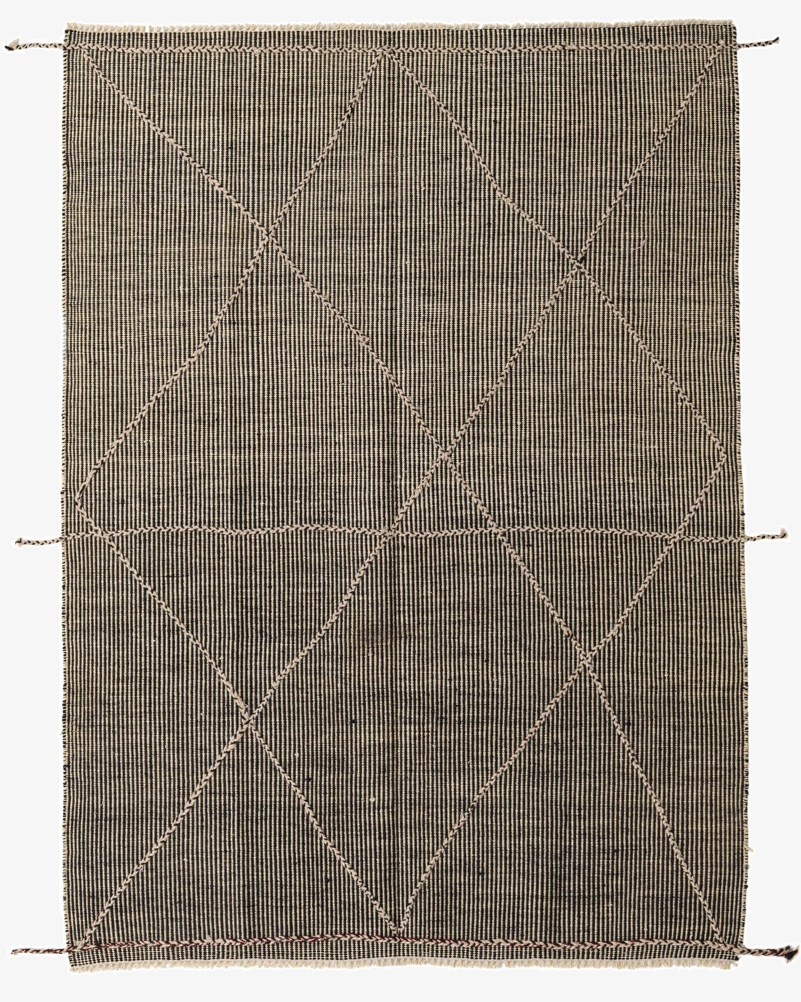 5' 6 x 7' 6  Hand Knotted Moroccan Wool Rug