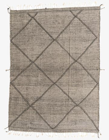 9' 4 x 13' Hand Knotted Moroccan Wool Rug