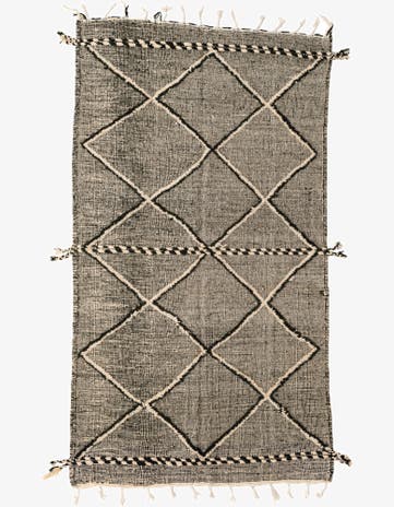 5' 2 x 9' 2 Hand Knotted Moroccan Wool Rug