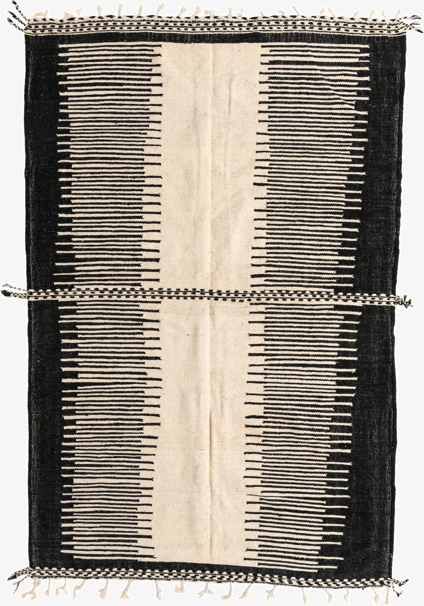 7' x 10' 5  Hand Knotted Moroccan Wool Rug