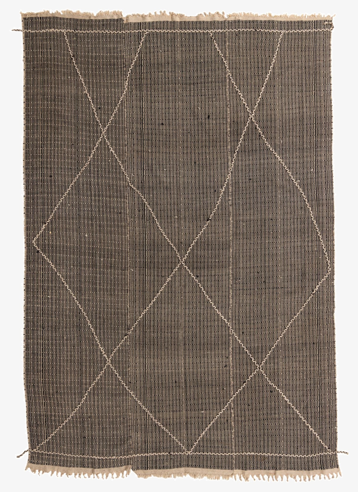 8' 7 x 12' 2  Hand Knotted Moroccan Wool Rug