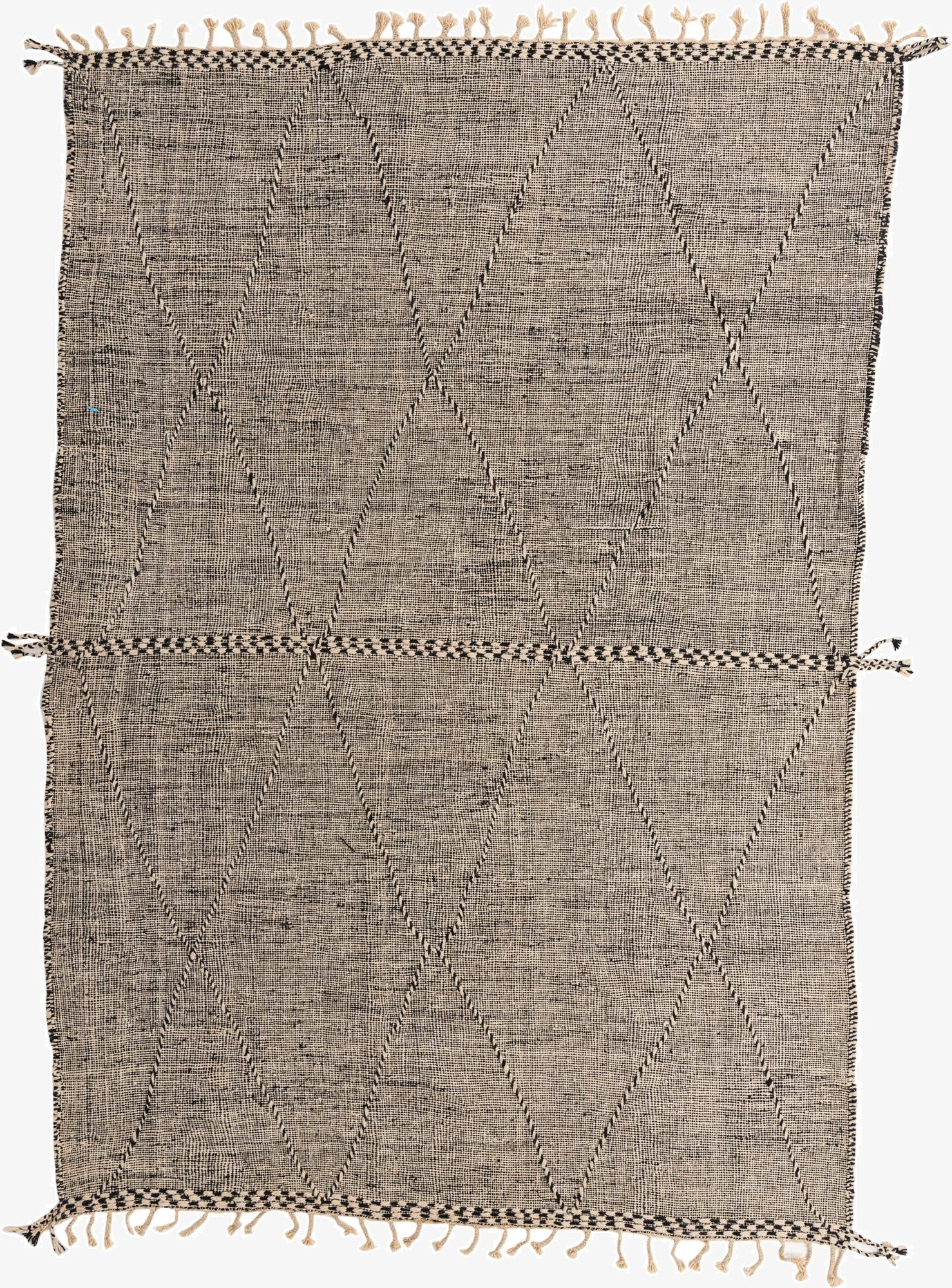 9' x 13' 3  Hand Knotted Moroccan Wool Rug