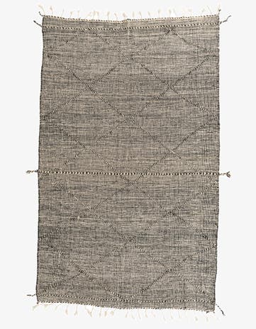 6' 8 x 10' 5 Hand Knotted Moroccan Wool Rug