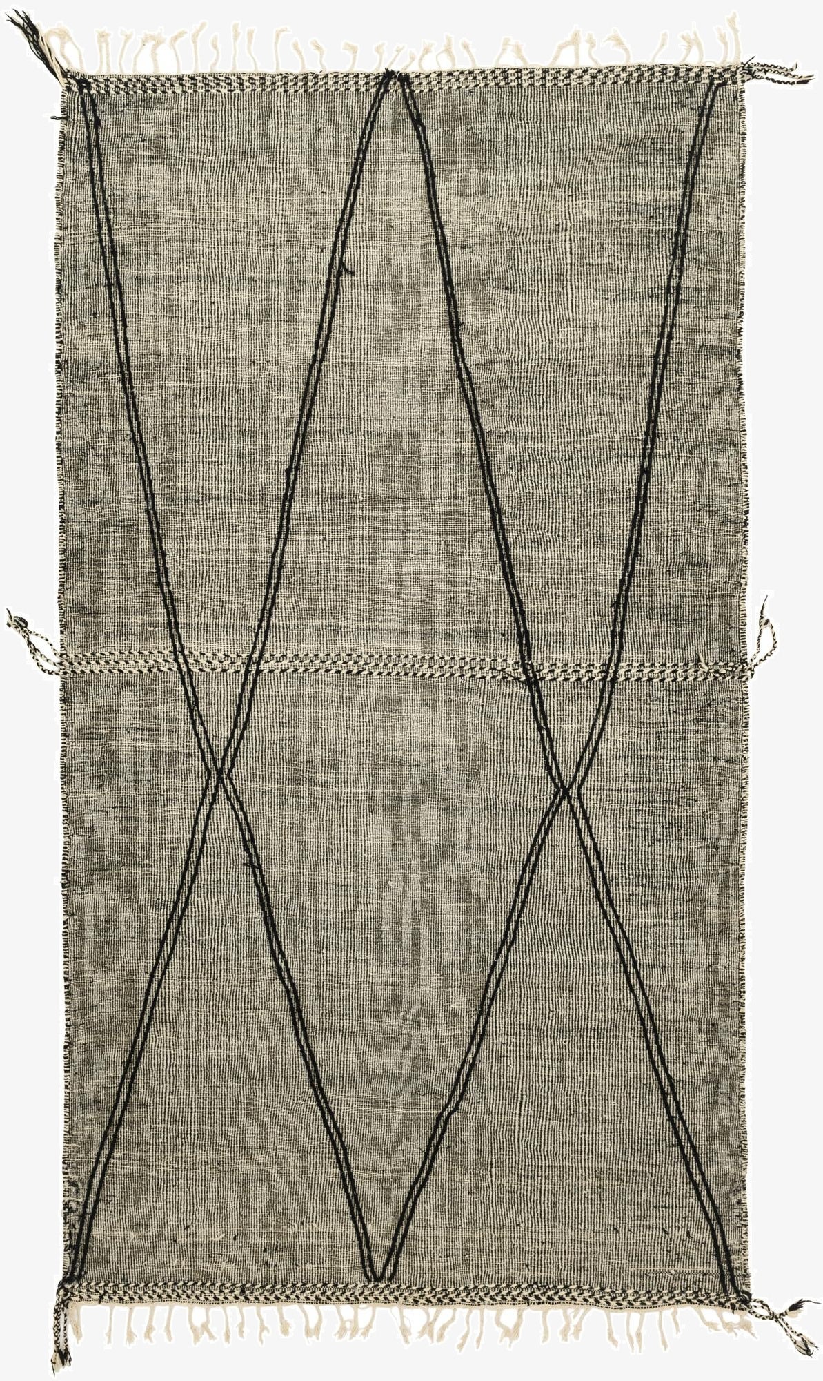 7' 7 x 13' 3  Hand Knotted Moroccan Wool Rug