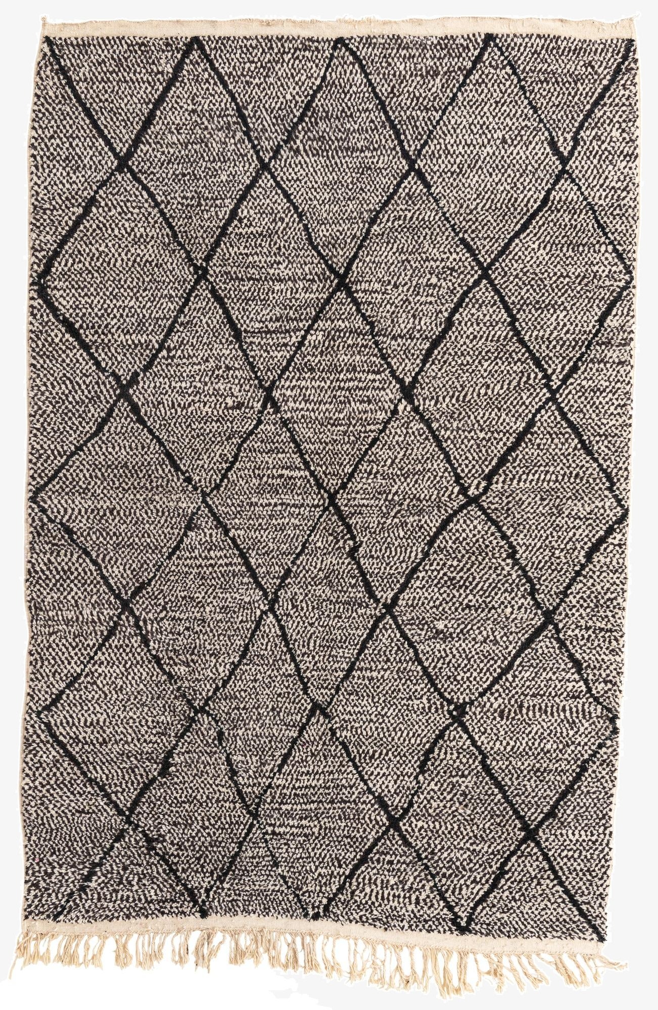 6' 10 x 10' 2  Hand Knotted Moroccan Wool Rug