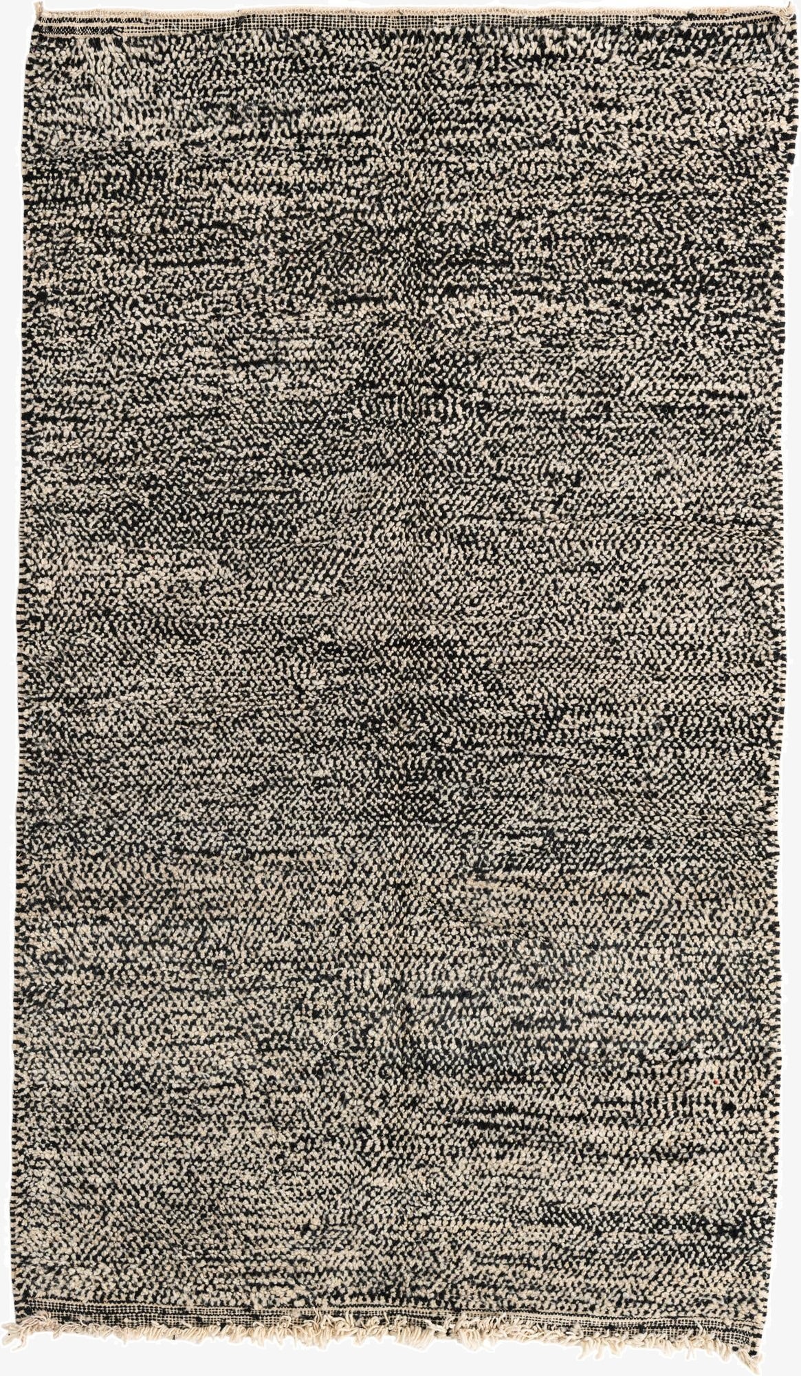 5' 2 x 8' 10  Hand Knotted Moroccan Wool Rug