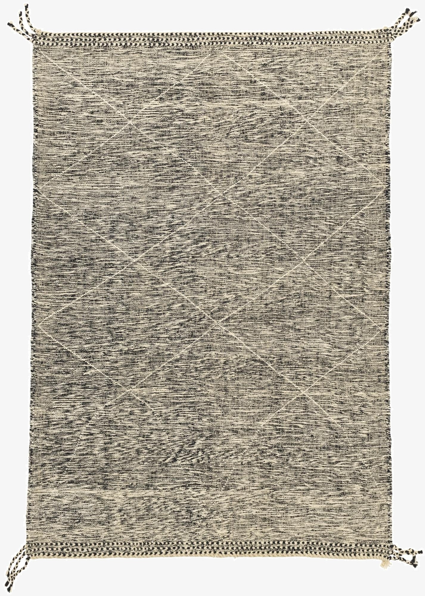 6' 8 x 9' 5  Hand Knotted Moroccan Wool Rug
