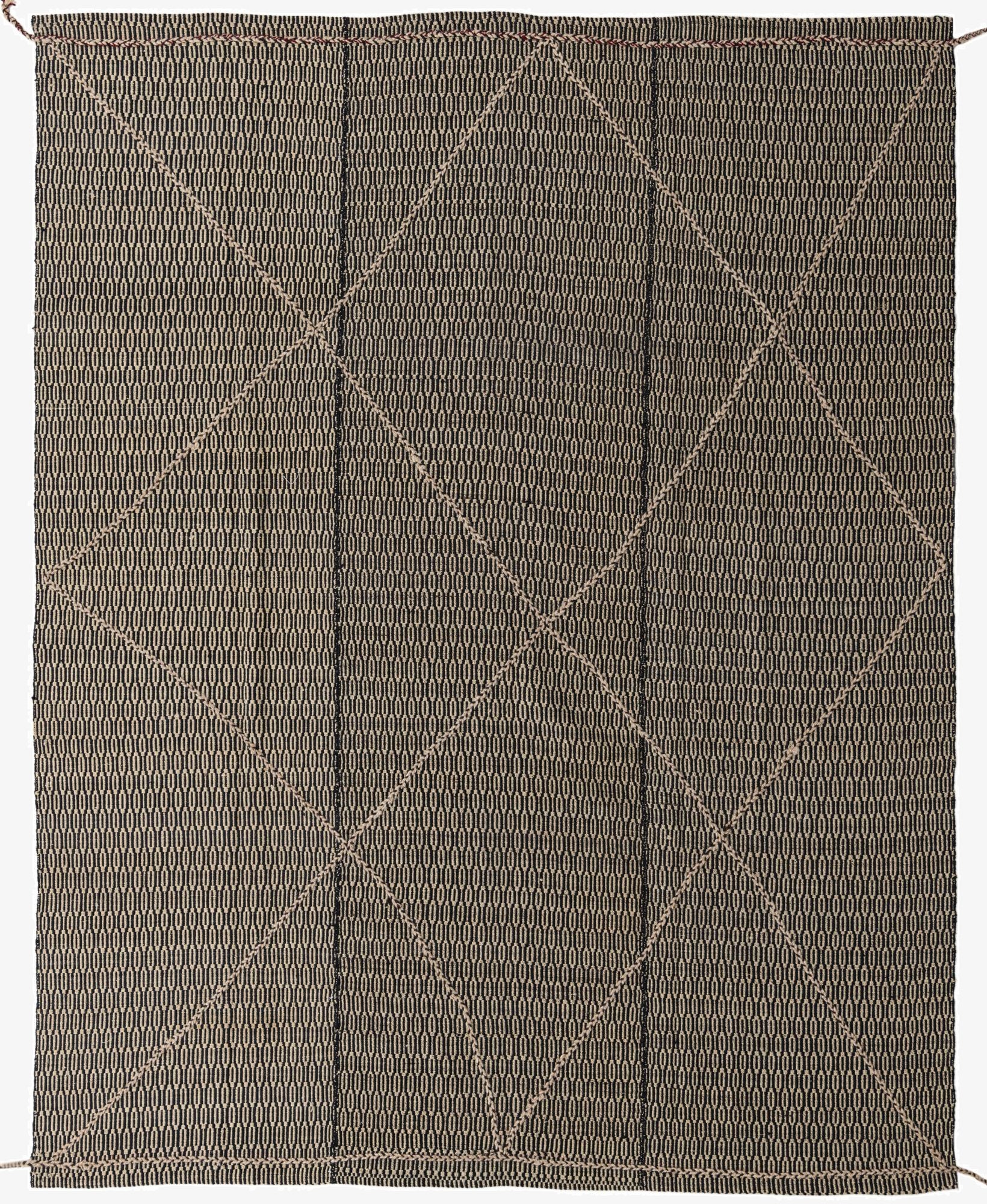 7' 9 x 9' 7  Hand Knotted Moroccan Wool Rug