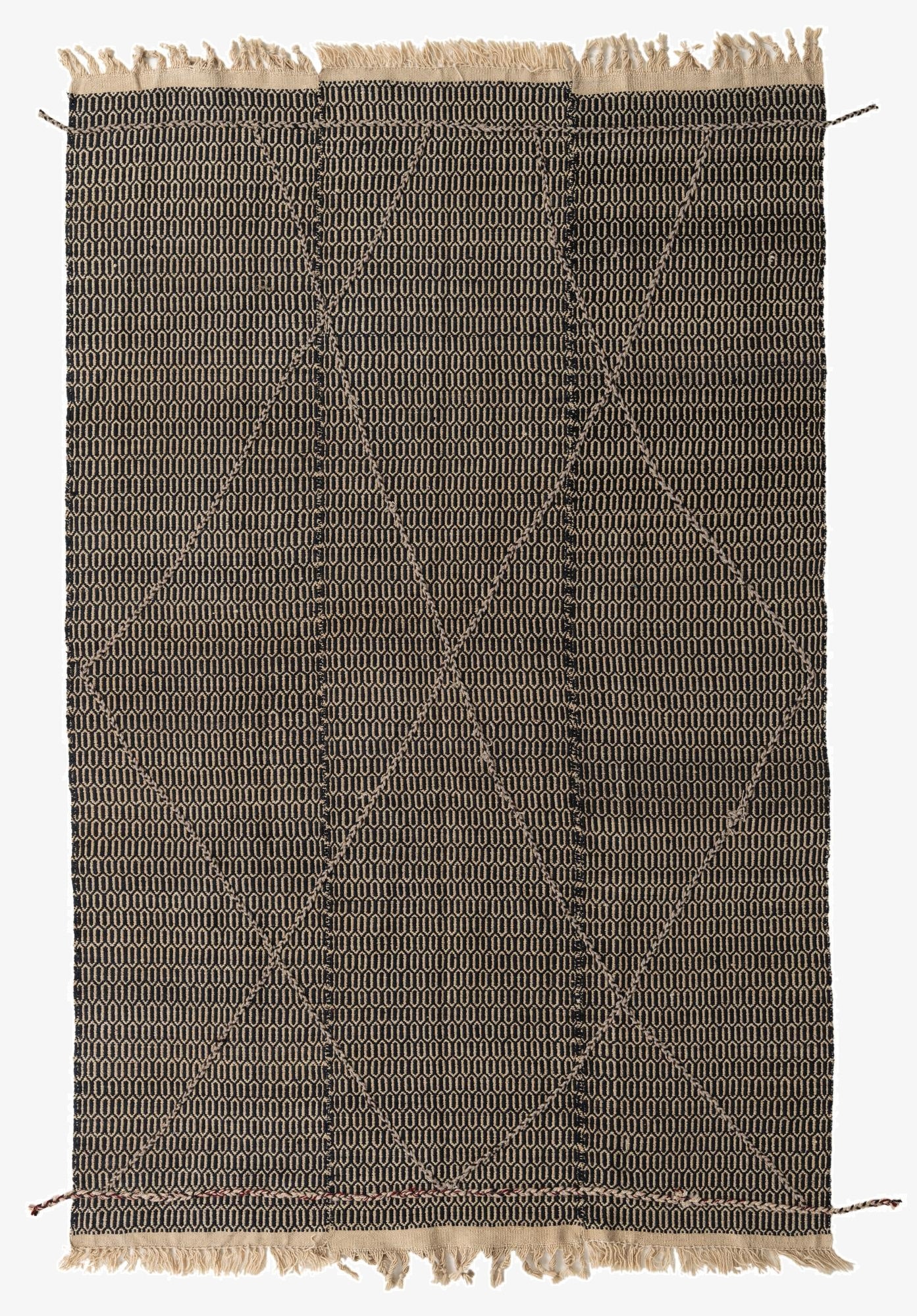 5' 9 x 9'  Hand Knotted Moroccan Wool Rug