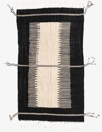 6' 4 x 10' 8 Hand Knotted Moroccan Wool Rug