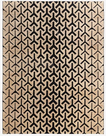 8' 10 x 11' 9 Hand Knotted Moroccan Wool Rug