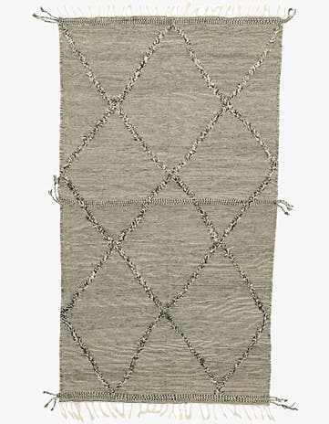 6' 6 x 11' 5 Hand Knotted Moroccan Wool Rug
