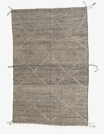 6' 9 x 10' 4 Hand Knotted Moroccan Wool Rug