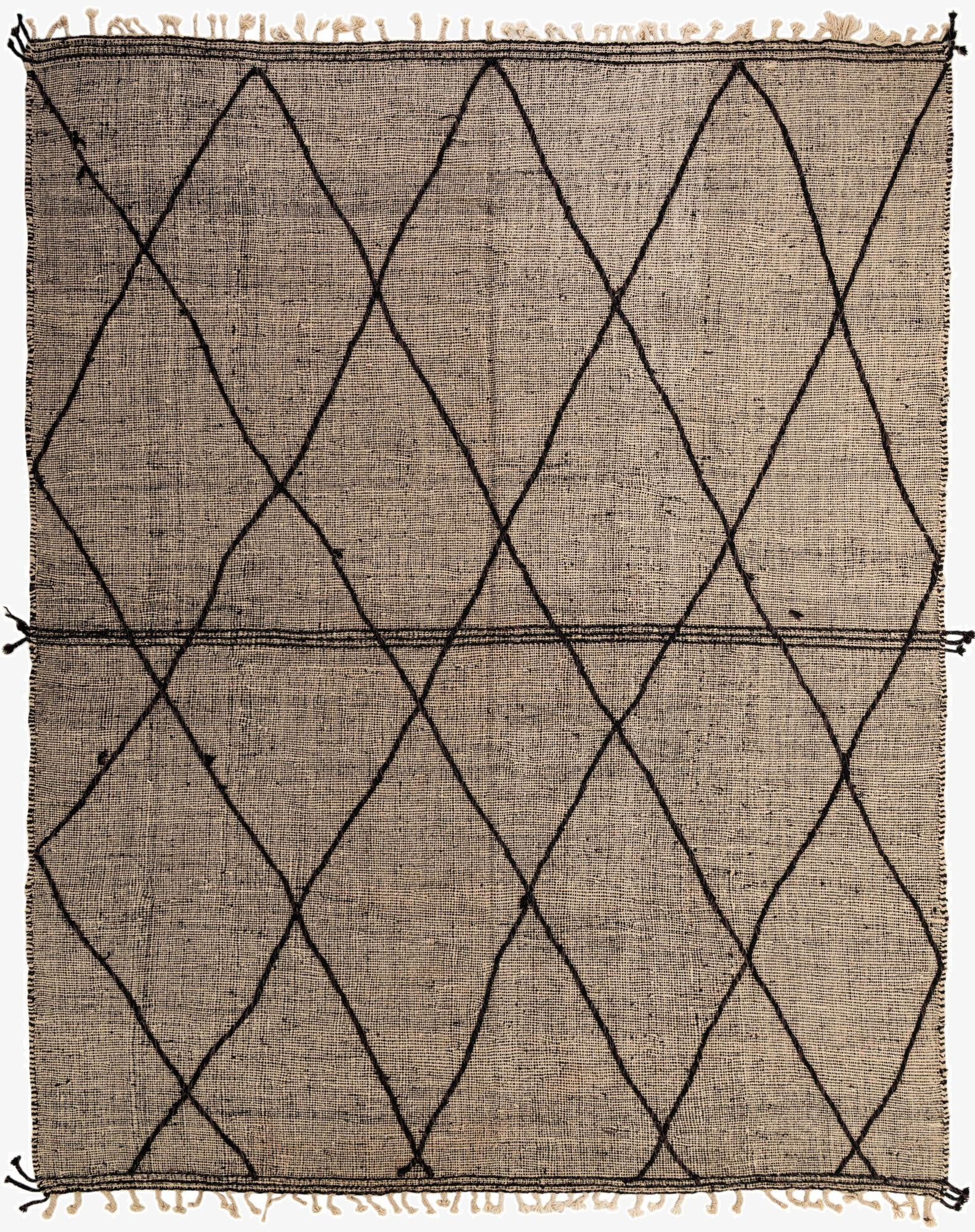 10' 4 x 12' 11  Hand Knotted Moroccan Wool Rug