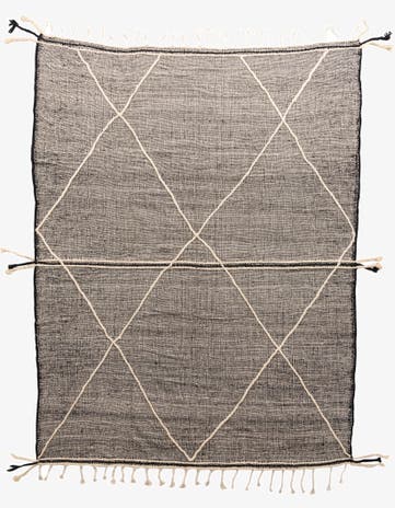 9' 10 x 12' 9 Hand Knotted Moroccan Wool Rug