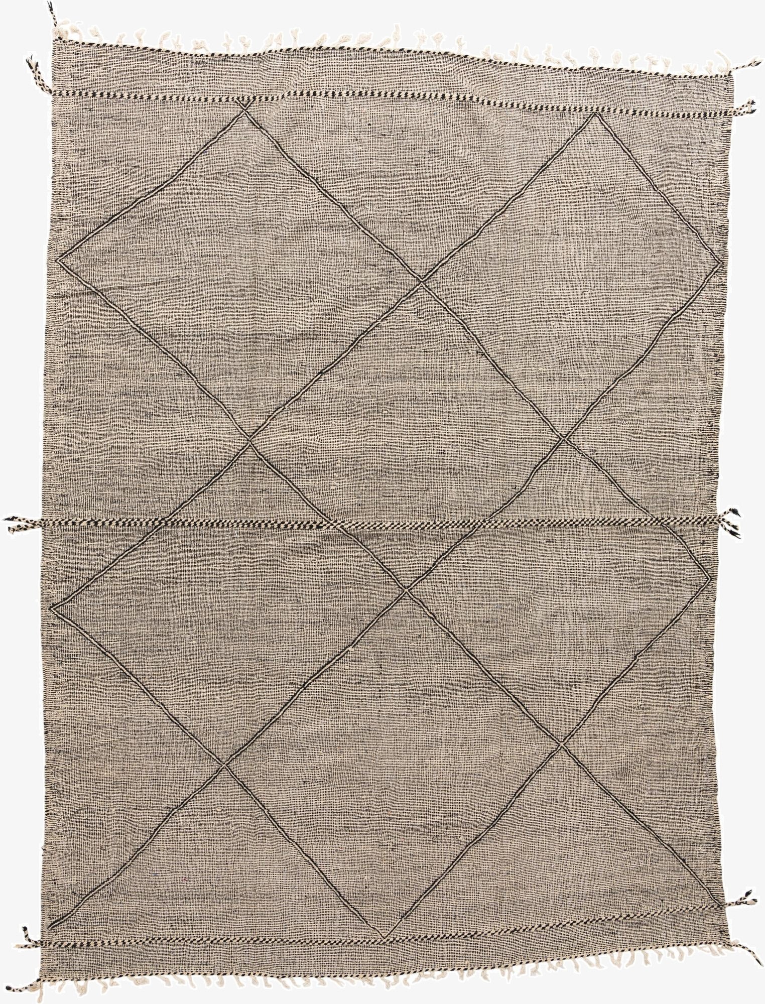 9' 7 x 13'  Hand Knotted Moroccan Wool Rug