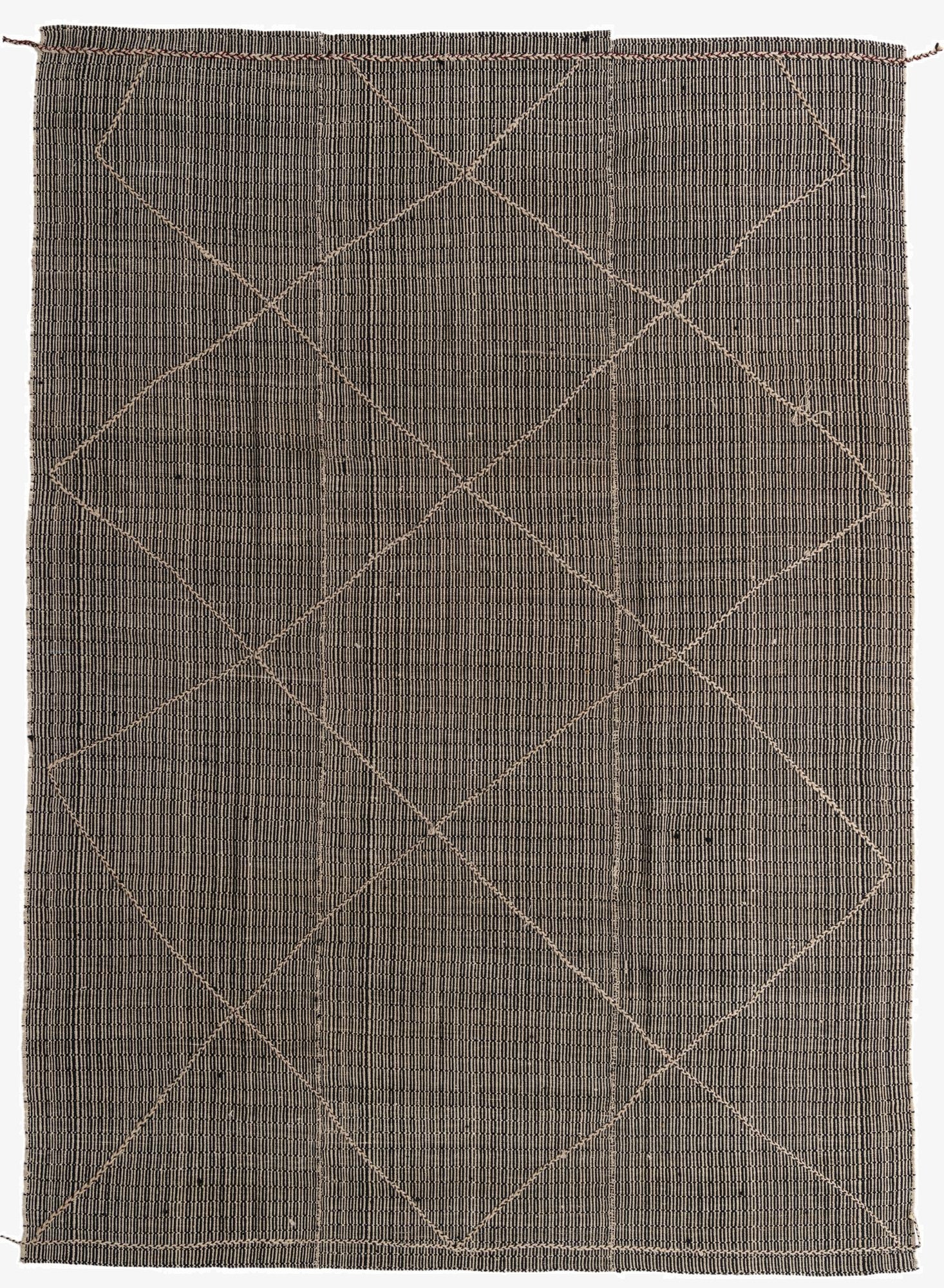 8' 7 x 12' 3  Hand Knotted Moroccan Wool Rug
