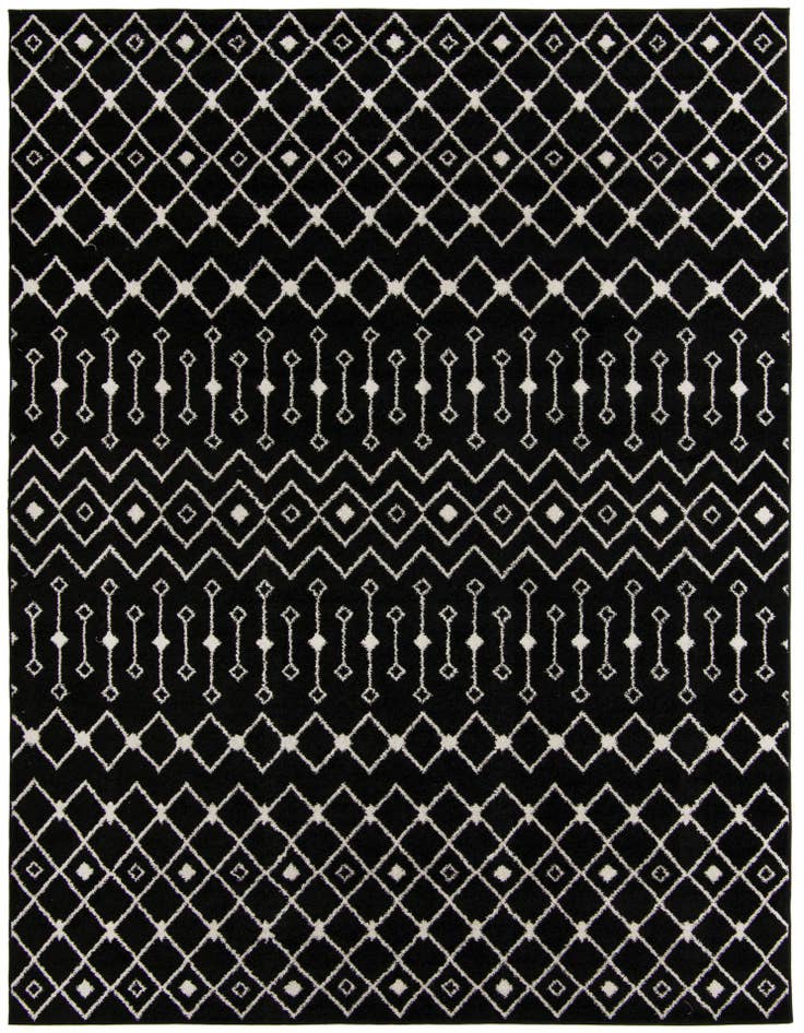 Detail image of 9' x 12' Moroccan Trellis Rug