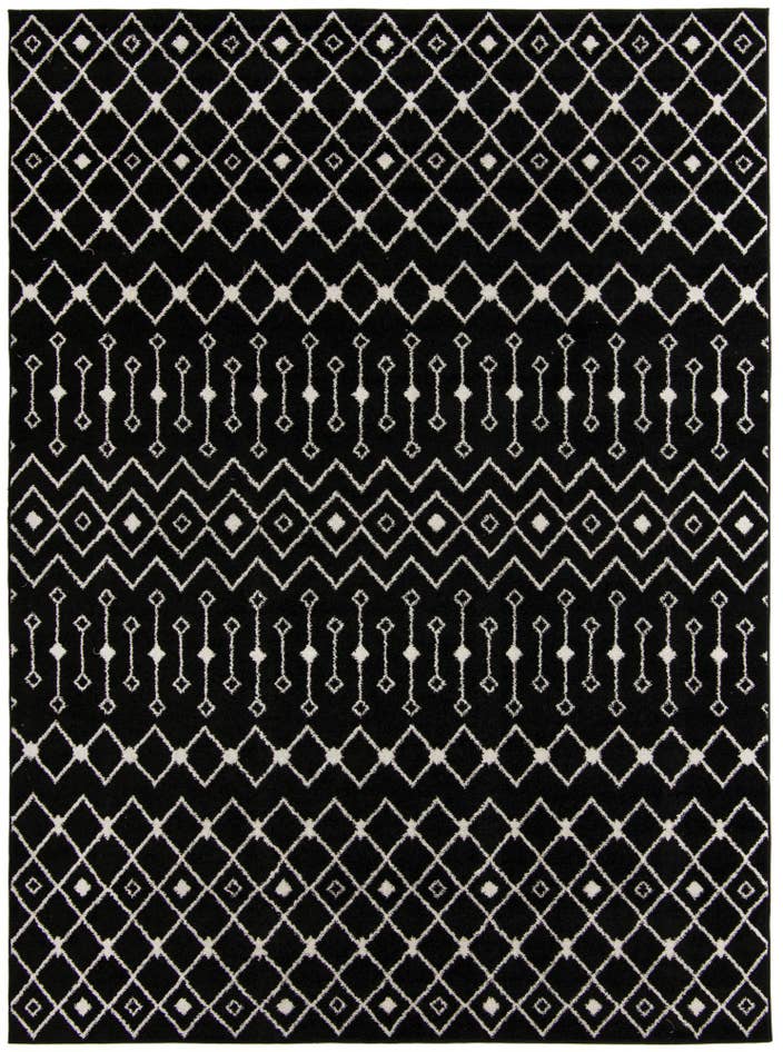 Detail image of 9' x 12' Moroccan Trellis Rug