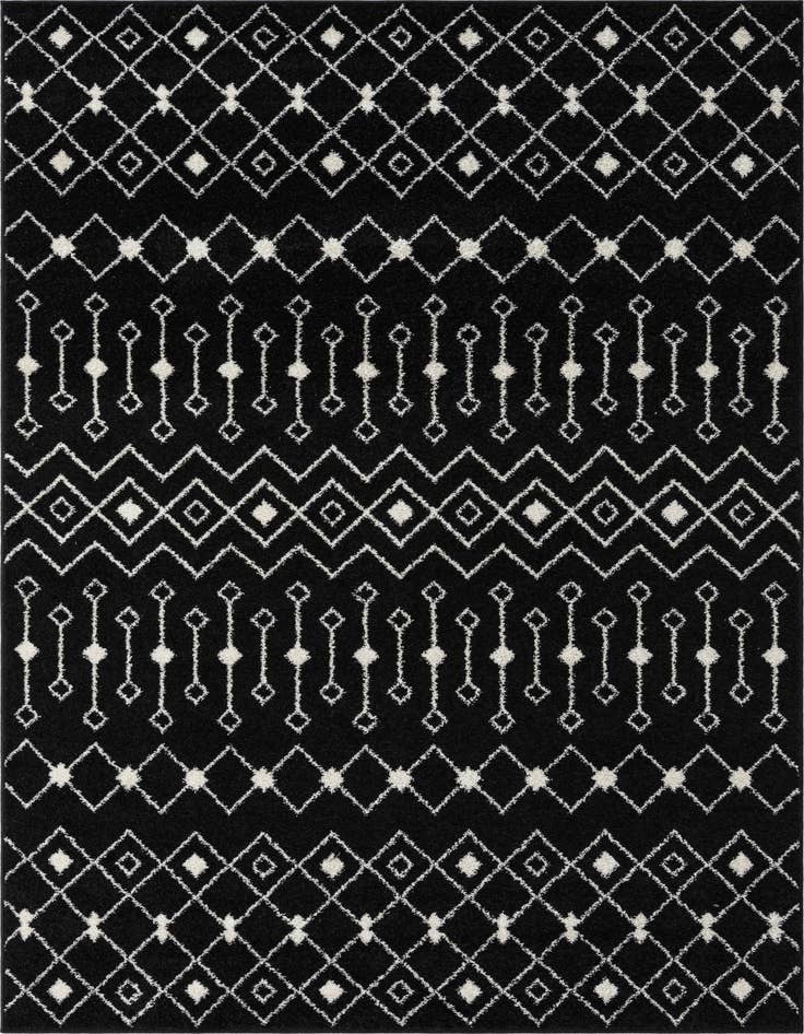 Detail image of 6' x 9' Moroccan Trellis Rug