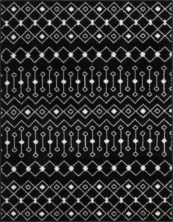 Detail image of 5' 3 x 8' Moroccan Trellis Rug