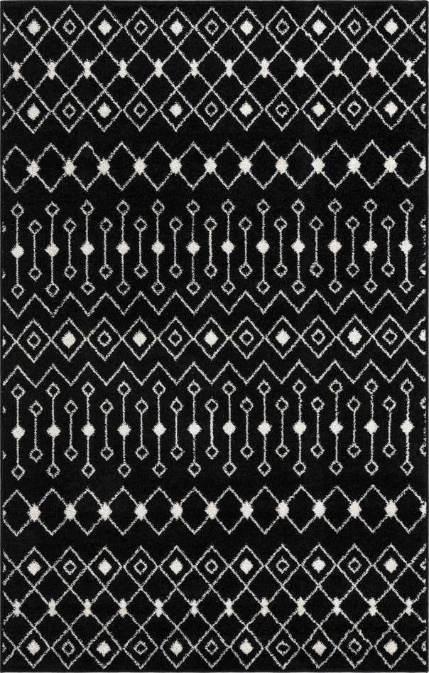 Detail image of 5' 3 x 8' Moroccan Trellis Rug