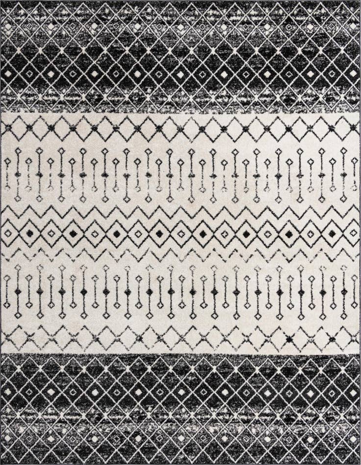 Detail image of 10' 8 x 14' Moroccan Trellis Rug