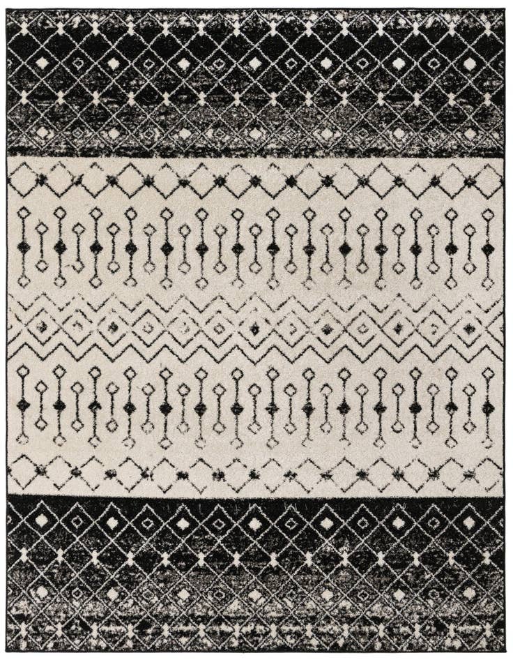 Detail image of 7' 10 x 10' Moroccan Trellis Rug
