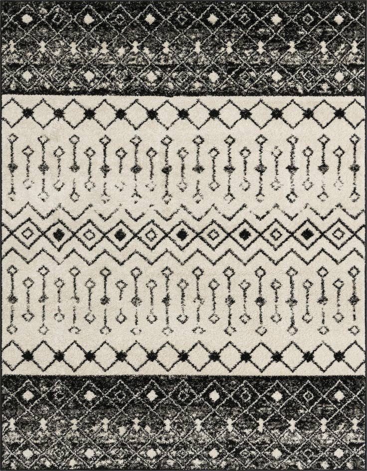 Detail image of 6' x 9' Moroccan Trellis Rug