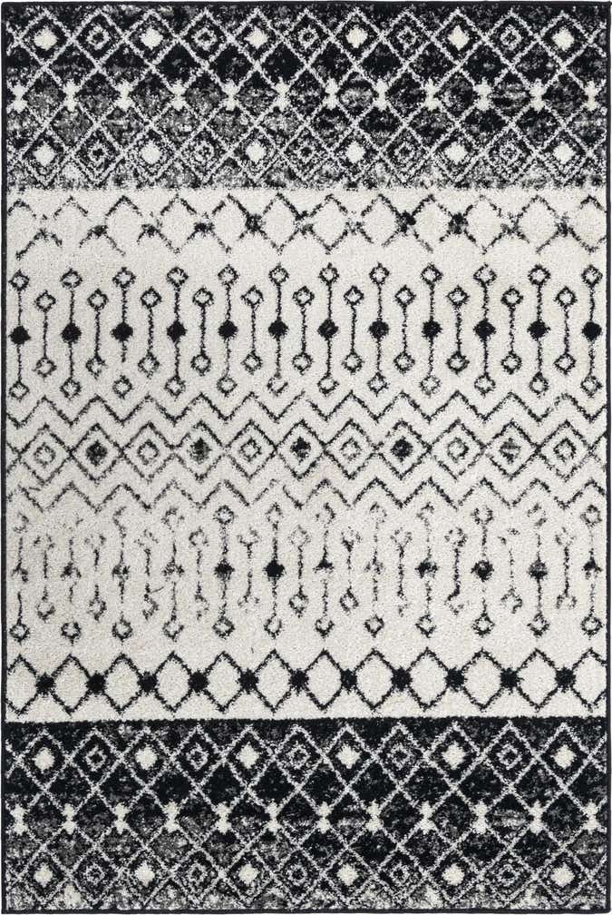 4' x 6' Moroccan Trellis Rug