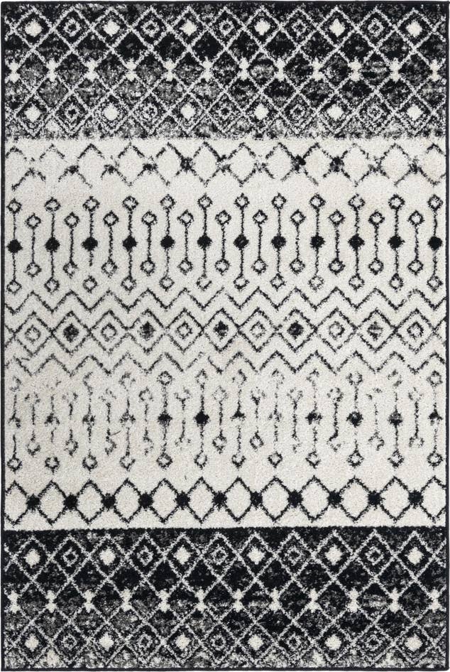 Detail image of 4' x 6' Moroccan Trellis Rug