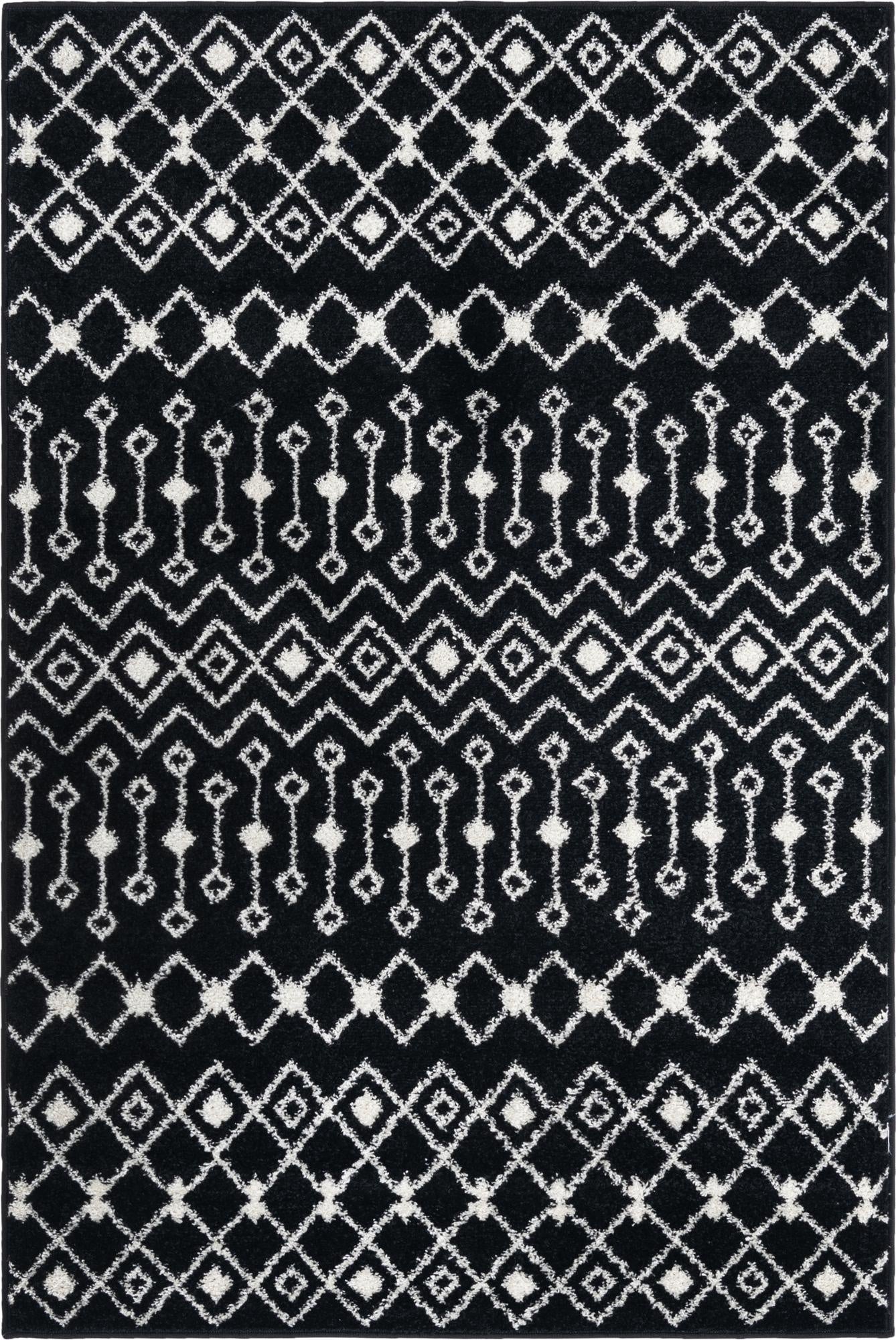 Primary image 4' x 6' Moroccan Trellis Rug